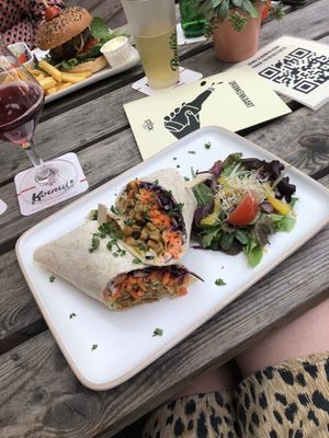 Vegan shoarmawrap at Steck in Tilburg