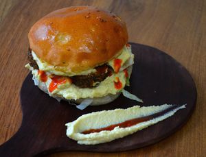 Falafel Burger at CraveLok in Pune
