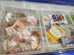 Frozen items at Universal Vegetarian 源之素 in Northeast Singapore