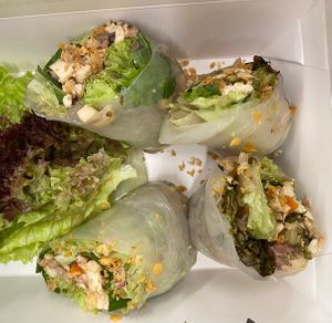 Super great spring rolls!  at Mak Mak in Kowloon