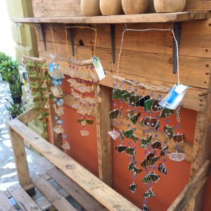 Beautiful and melodic Sea Glass Wind Chimes. at Blessed And Gifted in Tower Isle