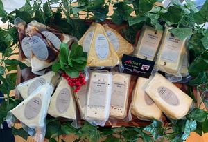 Vegan cheeses available in the deli or in deli boxes at Alfina's Cake & Coffee in Eatons Hill