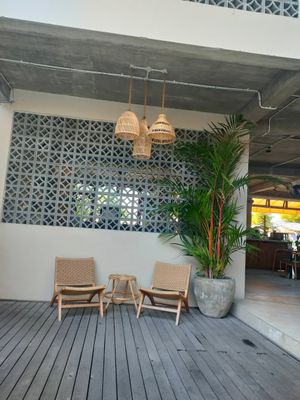 Seats at Good Mantra in Canggu