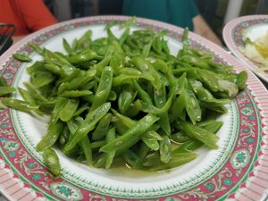 French bean at Vegetarian Food 素食圆 in Central Singapore