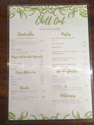 Dinner Menu at Madre Selva in Mompiche