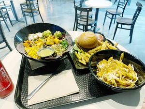 Aztec bowl, black bean burger, poutine at Copper Branch in Nashville