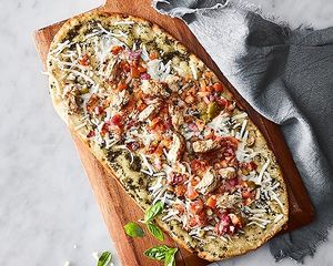 Basil Pesto Pizza at Copper Branch in Nashville