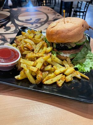 One of many burger options  at Copper Branch in Nashville