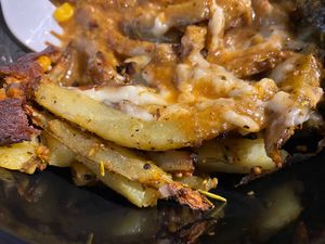 Vegan poutine fries!  at Copper Branch in Nashville