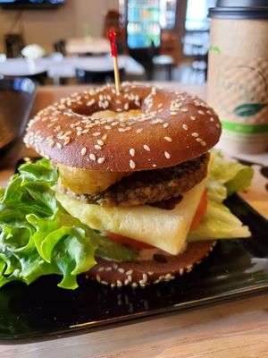 Ultimate Bagel Sandwich at Copper Branch in Nashville