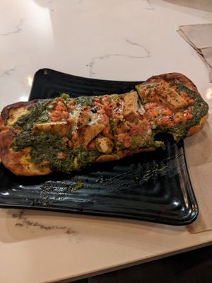 Pesto Flat Bread at Copper Branch in Nashville