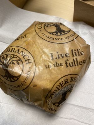 Nashville chicken wrapping   at Copper Branch in Nashville