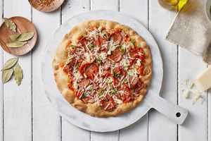 OMG Pepperoni @ Copper Branch Vegan & Vegetarian Restaurant in Nashville, TN at Copper Branch in Nashville