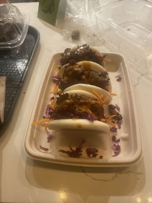 General tso Bao Buns - not great  at Copper Branch in Nashville