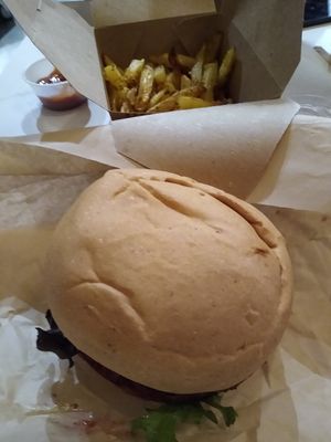 Beet burger at Copper Branch in Nashville