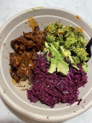 Copper general Tso bowl  at Copper Branch in Nashville