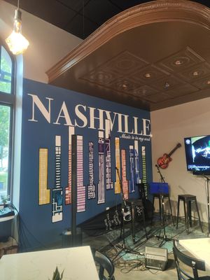 The stage at Copper Branch in Nashville