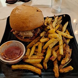 Teriyaki mushroom burger at Copper Branch in Nashville