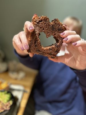 Chocolate sweet breadd  at Copper Branch in Nashville