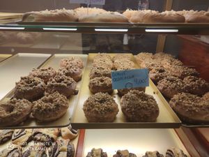 Buns at Puchate Vegan Bakery in Katowice