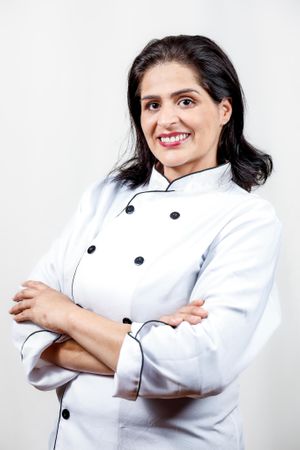 Kahrina C, proprietária e cozinheira.  at Mistura Vegana in Guarulhos