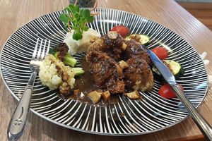 Monkey head mushroom steak at Quán Yǎng Zhī 全養知 in Taipei