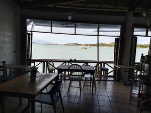What a view at Tamachat Vegan Food - ธรรมชาติ in Koh Samui