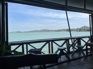 The view!  at Tamachat Vegan Food - ธรรมชาติ in Koh Samui