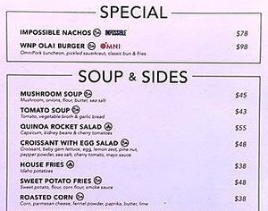 Sides Menu at Whiskers N Paws in Hong Kong Island