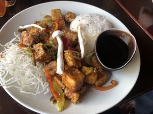 Crispy tofu  at Veggie Vu  in Cologne