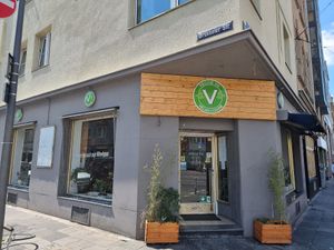 On the corner at Veggie Vu  in Cologne