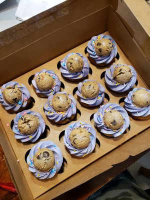 Cookie Dough Cupcakes at GG's Vegan Bakery in Bozrah