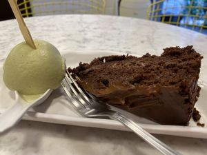 Cake and Ice Cream  at Alfreddo Veggani in Sao Paulo