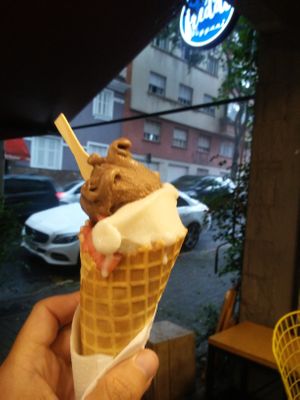 Sorvete com 3 sabores at Alfreddo Veggani in Sao Paulo