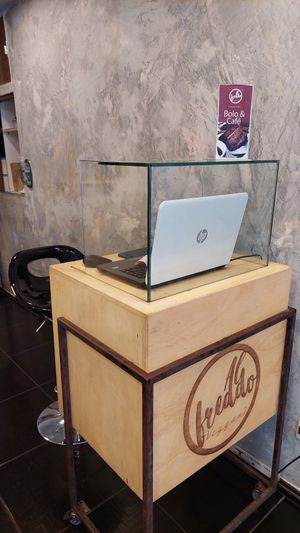 Cashier at Alfreddo Veggani in Sao Paulo