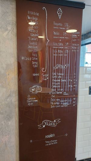 Prices at Alfreddo Veggani in Sao Paulo