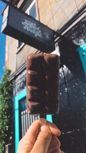 Heladitos veganos cremosos at Sabor a Verde in Valdivia