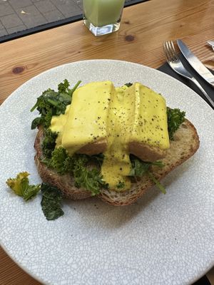 Vegan Florentine  at Picnic Cafe in Hobart
