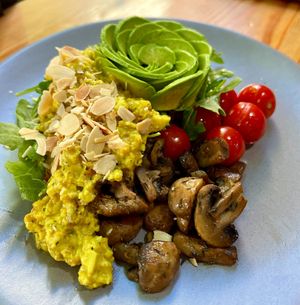 Scrambled tofu at Picnic Cafe in Hobart
