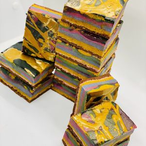 An example of our best-selling famous raw bars! Flavors change daily, so check out our menu on ChowNow (preferred) or all other major ordering platforms  for today's flavors.  at ingrained in Chicago