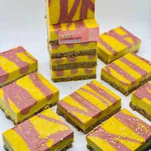 An example of our best-selling famous raw bars! Flavors change daily, so check out our menu on ChowNow (preferred) or all other major ordering platforms for today's flavors.  at ingrained in Chicago