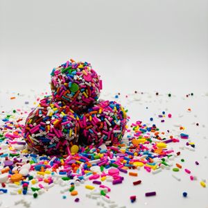 Birthday Cake Protein Truffles at ingrained in Chicago