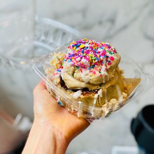 Sprinkle Cookie Cinnamon Roll at ingrained in Chicago