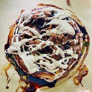 Cookie Butter x Cookie Dough Cake at ingrained in Chicago