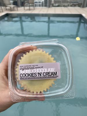 Cookies and cream cup at ingrained in Chicago