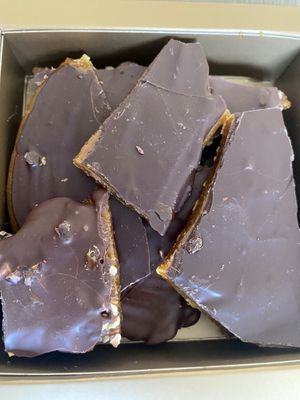 Caramel brittle  at Casita Cacao in Emmen