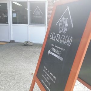 Entrance at Casita Cacao in Emmen