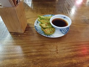 gyoza dumplings at Ramen Shifu - Paral·lel in Barcelona