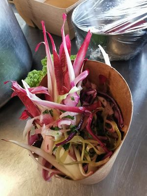 side salad at Ramai's Foodtruck in Castricum