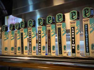 A few of our core beers! at Persimmon Hollow Brewing Co in Orlando